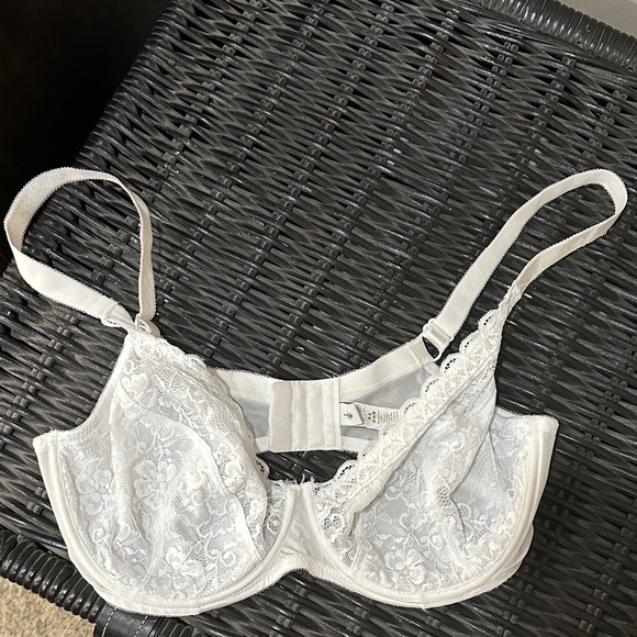 Pour Moi Elegant White Lace Bra - Picture 3 of 6